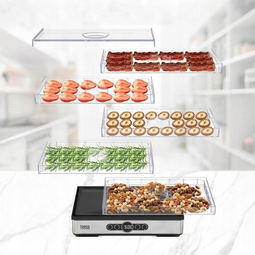 Suszarka do grzybów warzyw owoców 400W 5 sit wyświetlacz termoobieg na Arena.pl