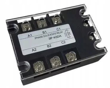 Półprzewodnikowy przekaźnik 3-fazowy SSR 3-40A AC/DC na Arena.pl
