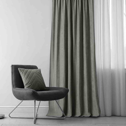 CURT/HOM/MILANA/CHENILLE/EYELETS/S/GREY/220x245 na Arena.pl