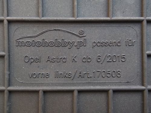 Opel Astra K (od 2015) DYWANIKI GUMOWE DEDYKOWANE na Arena.pl