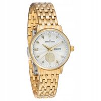 Jordan Kerr zegarek damski Elegancki zegarek DL1071 z ozdobną tarczą