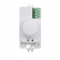 CZUJNIK RUCHU MIKROFALOWY 360ST IP20 5A 230V AC BIAŁY F&F DRM-01