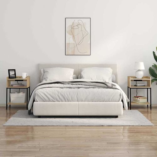 Szafka Nocna dąb sonoma 40 x 40 x 61 cm Materiał drewnopochodny na Arena.pl