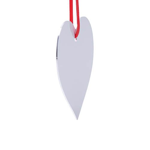 Zawieszka metalowa do sublimacji - serce na Arena.pl