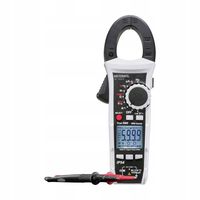 Miernik cęgowy MULTIMETR uniwersalny wyświetlacz LCD CAT IV 600V IP54