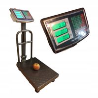 2 x Waga magazynowa Sklep elektroniczny LCD 150 kg Towary platformowe Potęż