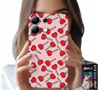 ETUI DO XIAOMI NOTE 13 5G - KOBIECE, MODNE WZORY LIZAKI W SERCA CASE