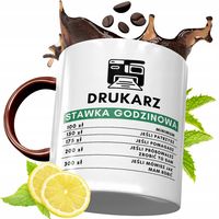 Kubek Bordowy Dla Drukarza Na Urodziny Prezent Z Nadrukiem Ze Zdjęciem