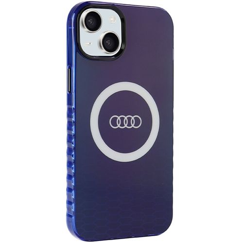 Etui Audi do iPhone 15 Plus, iPhone 14 Plus, Niebieski, MagSafe na Arena.pl