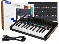 Arturia MiniLab 3 BLACK klawiatura sterująca + darmowy ABLETON ANALOG LAB