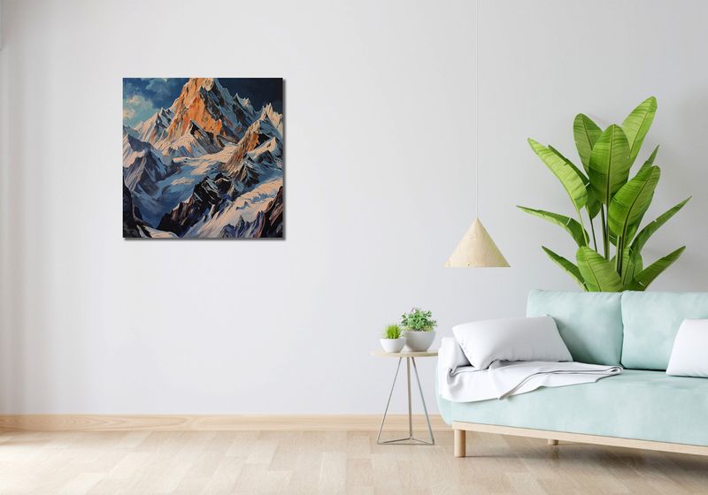 Obraz 70x70cm Górki Majestat Chwil zdjęcie 2