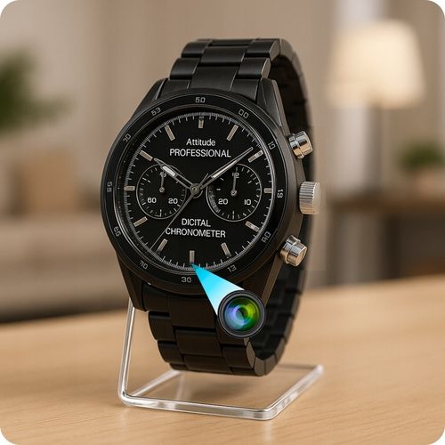 MINI KAMERA SZPIEGOWSKA UKRYTA W ZEGARKU DYKTAFON CZUJNIK RUCHU na Arena.pl