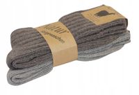 2x Plecione wełniane GRUBE skarpety ALPAKA zimowe