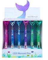 Długopis Motyw Syrenki Ogon Syrenki Długopis Podświetlenie LED Display 24