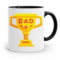 Kubek Czarny Prezent Na Dzień Ojca Dla Taty Dad Z Nadrukiem Ze Zdjęciem