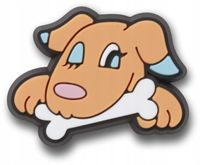 Przypinka Ozdoba Jibbitz Charms Pin Do Butów Crocs Pup With Bone