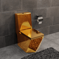 WC kompakt złoty DIAMENT - SWISS MEYER