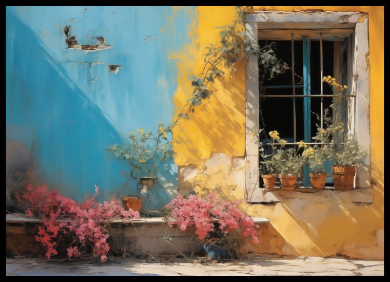 Plakat 70x50cm Słoneczna Ulica zdjęcie 2