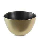 Misa ceramiczna EBRU 30x30x18 złota + czarna