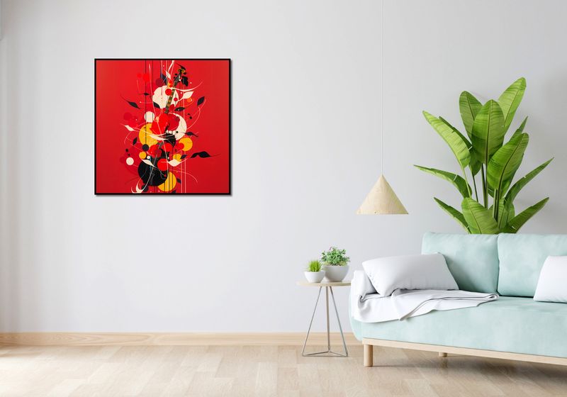 Plakat 80x80cm Melodyjna Barwa zdjęcie 4
