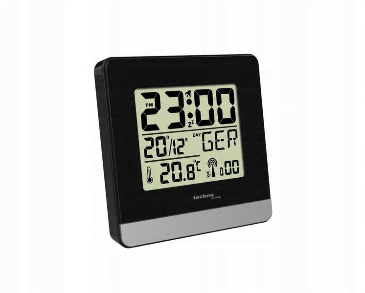 Zegar budzik Technoline czarny 8cm zdjęcie 2