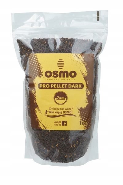 osmo pro method feeder dark pellet 2mm 1kg zanęta zdjęcie 1