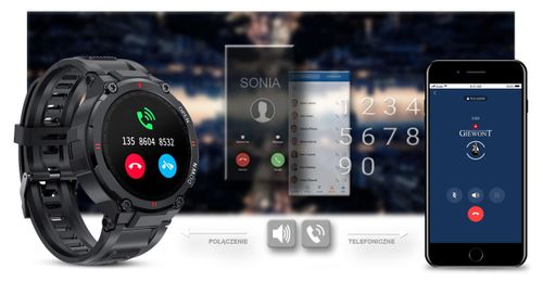 Smartwatch Giewont GW430-1 Czarny na Arena.pl
