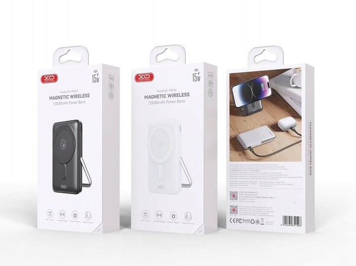 XO POWERBANK PR233 30W 10000mah magnetic czarny zdjęcie 3