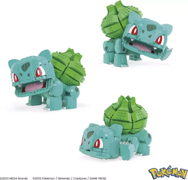 Mega Construx. HNT96 Pokemon. Duży Bulbasaur zdjęcie 3