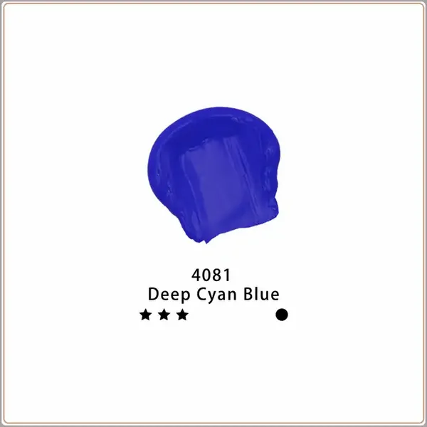 Farba akrylowa Artecho Professional Deep Cyan Blue zdjęcie 2