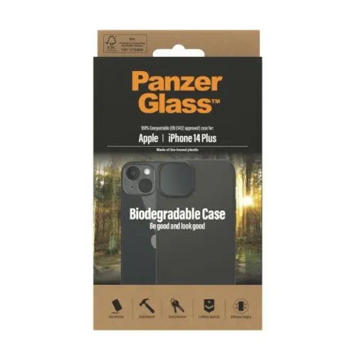 etui panzerglass biodegradable case do iphone 14 plus / 15 plus - czarne na Arena.pl