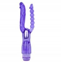 PODWÓJNY WIBRATOR DO CIPKI I PUPKI SEX MEGA ORGASM