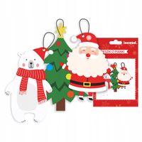 ZAWIESZKI Z PIANKI DIY MIŚ, CHOINKA 0106-0459 INCOOD