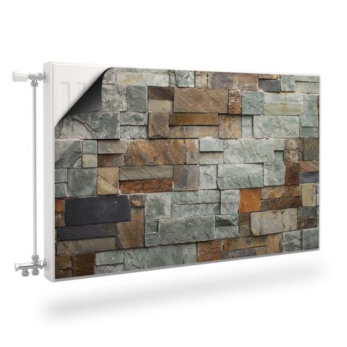 MATA Magnetyczna Na Kaloryfer Kamienna Ściana Mur 80cm x 60cm na Arena.pl