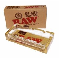 szklana popielniczka raw glass classic ashtray