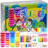 SLIME ZESTAW DIY 28x GLUT PUSZYSTY ŚWIECĄCY DLA DZIECI PREZENT XXL