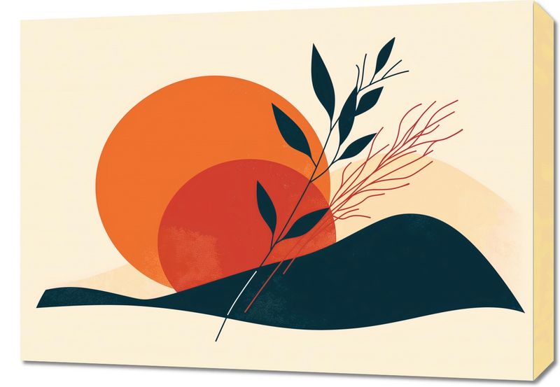 Obraz 70x50cm Zmierzch w Ciszy zdjęcie 1