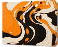 Obraz 60x50cm Tańczący Atrament