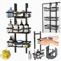 REGULOWANA PÓŁKA WISZĄCA POD PRYSZNIC DO ŁAZIENKI PRYSZNICOWA KOSZ HACZYK