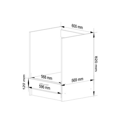 SZAFKA KUCHENNA POD PIEKARNIK S60 KU LIMA na Arena.pl