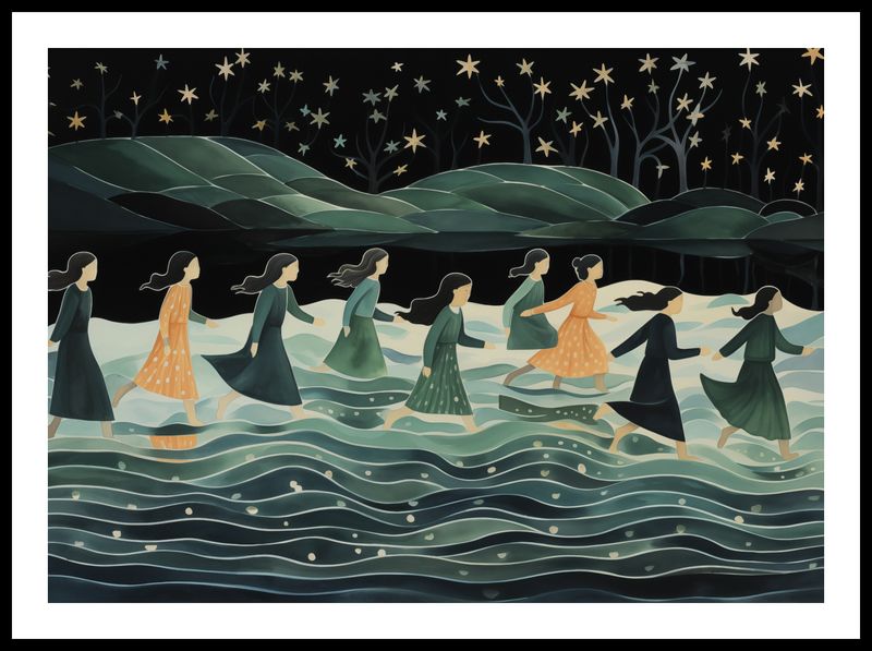 Plakat 70x50cm Nocna Procesja zdjęcie 3