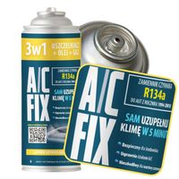 3w1 GAZ R134a do nabijania KLIMATYZACJI AUT z Uszczelniaczem Olejem 170g A