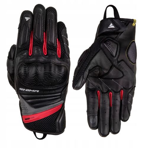 Rękawice motocyklowe SHIMA RUSH RED letnie GRATISY na Arena.pl