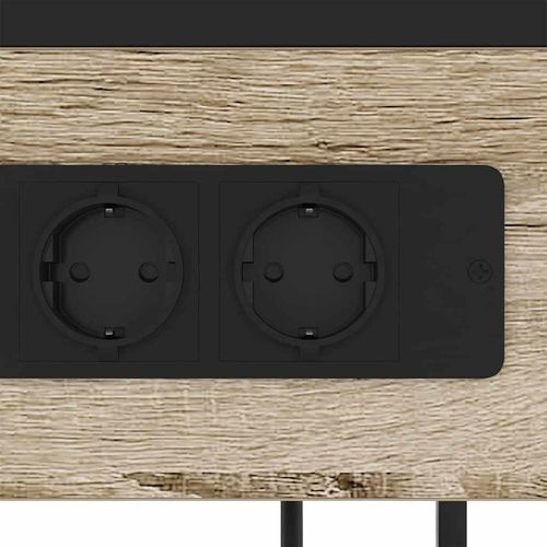 Szafka Nocna dąb sonoma 40 x 27 x 76 cm Materiał drewnopochodny na Arena.pl