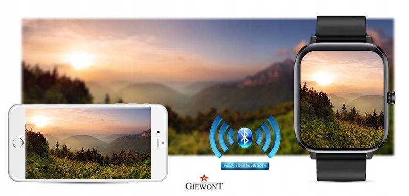smartwatch giewont czarny gw230-2 zdjęcie 16