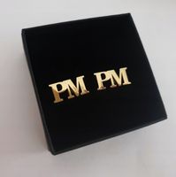 spinki do mankietów z Twoimi Inicjałami - mosiądz