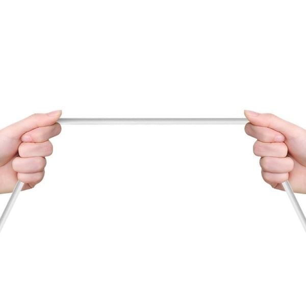 Przewód kabel USB-A - iPhone Lightning 2.4A 1m - biały zdjęcie 9