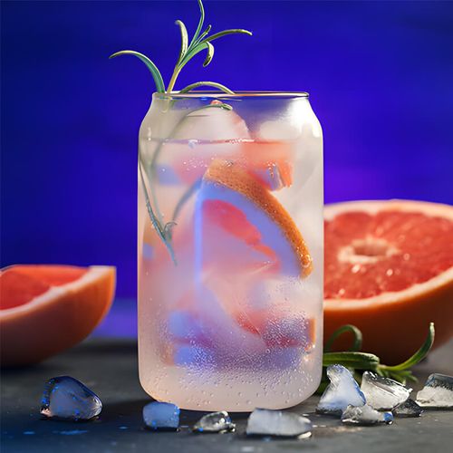 Szklanka 400 ml w kształcie puszki z Twoim nadrukiem bezbarwna na Arena.pl