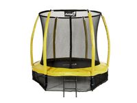 Trampolina Ogrodowa Jumpi 252cm/8FT Maxy Comfort Plus Żółta