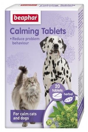 Tabletki na uspokojenie dla kotów i psów - Beaphar Calming Tablets 20tabl. na Arena.pl